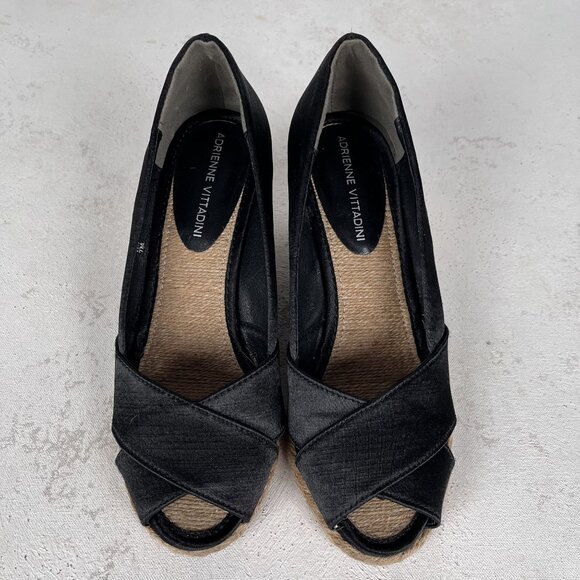 Adrienne Vittadini Bailee Espadrille Wedge Sz 7 - Picture 3 of 7